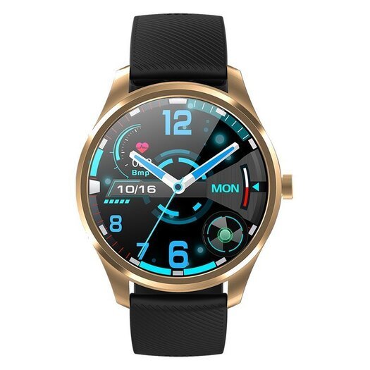 IŠMANUSIS LAIKRODIS SMARTWATCH G. Rossi SW012-4 gold/black + dodatkowa BRANSOLETA (zg315d)