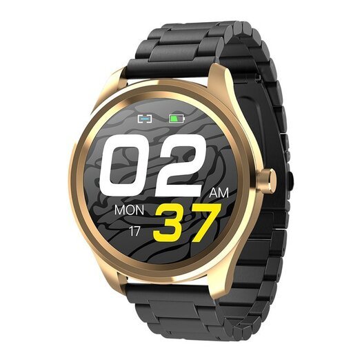 IŠMANUSIS LAIKRODIS SMARTWATCH G. Rossi SW012-4 gold/black + dodatkowa BRANSOLETA (zg315d)