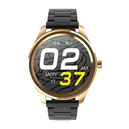 IŠMANUSIS LAIKRODIS SMARTWATCH G. Rossi SW012-4 gold/black + dodatkowa BRANSOLETA (zg315d)