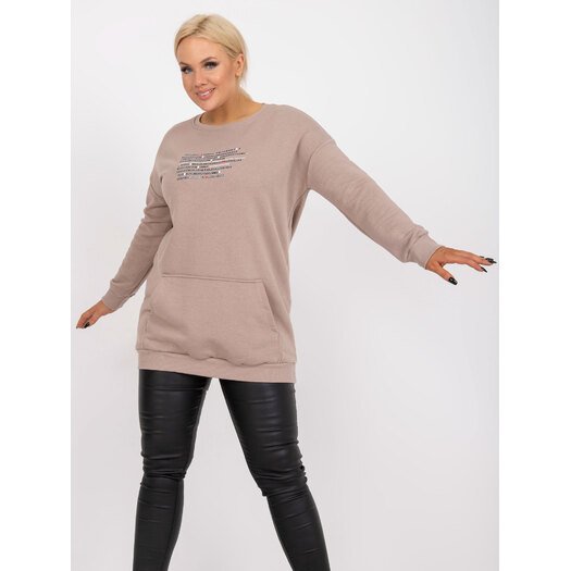 Bluza-RV-BL-7124.01-ciemny bezowy