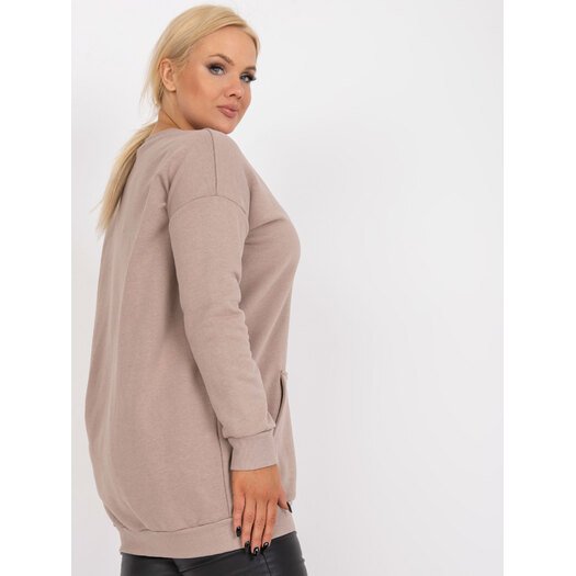 Bluza-RV-BL-7124.01-ciemny bezowy