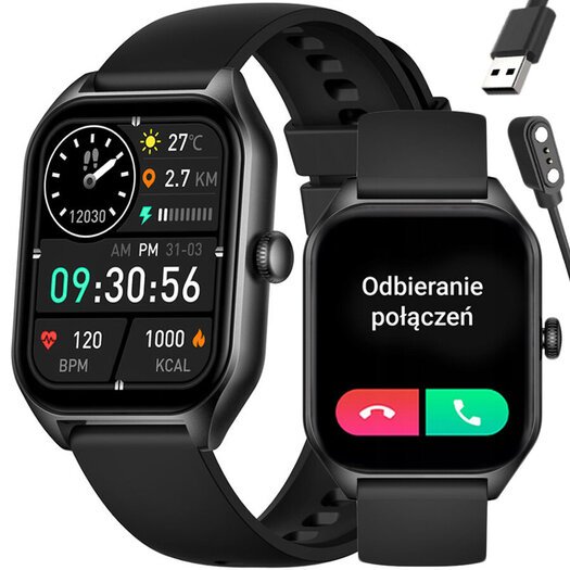 Išmanusis laikrodis unisex Rubicon RNCF03 - BLUETOOTH, ALWAYS ON DISPLAY (sr049e)