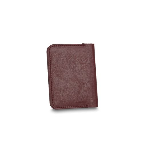 Slim leather men's wallet SOLIER SW11 SLIM maroon