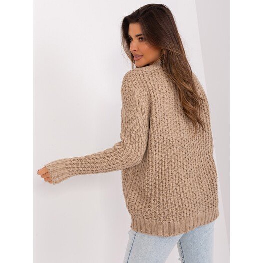 Sweter-BA-SW-8001-1.16P-ciemny bezowy