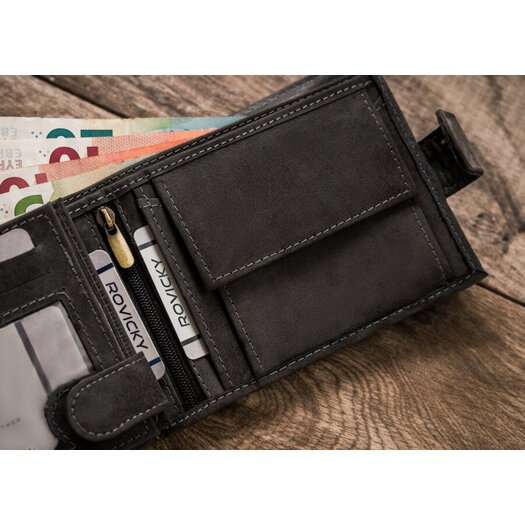 Leather wallet RFID ALWAYS WILD N992L-CHM