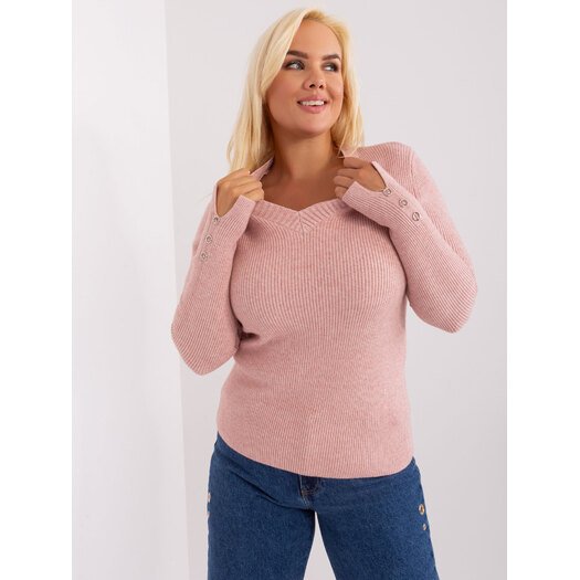 Sweter-PM-SW-PM-3770.30-jasny różowy