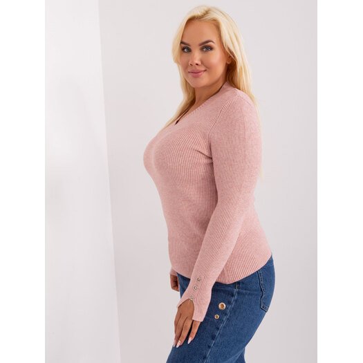 Sweter-PM-SW-PM-3770.30-jasny różowy