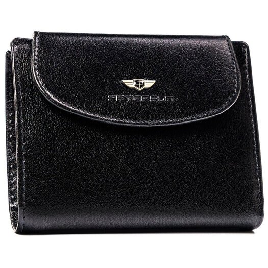 Leather wallet RFID PETERSON PTN 405-BO