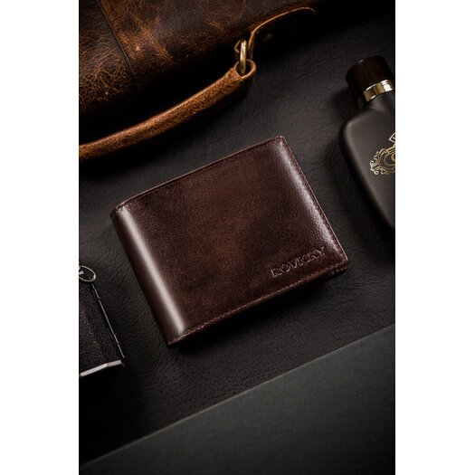 Leather wallet RFID ROVICKY N61L-RPVT-BL