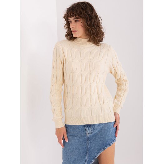 Sweter-AT-SW-2235.00P-jasny beżowy