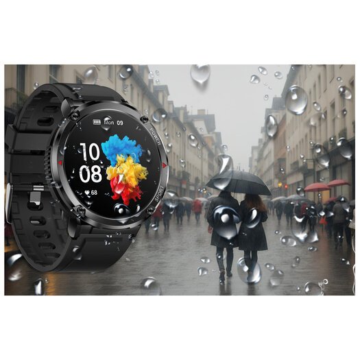 SMARTWATCH MĘSKI GRAVITY GT21-6 - BLUETOOTH CALL, DODATKOWY PASEK (sg025f)