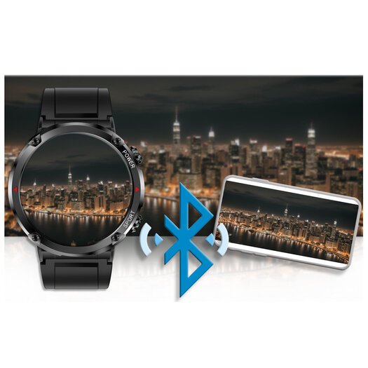 SMARTWATCH MĘSKI GRAVITY GT21-6 - BLUETOOTH CALL, DODATKOWY PASEK (sg025f)