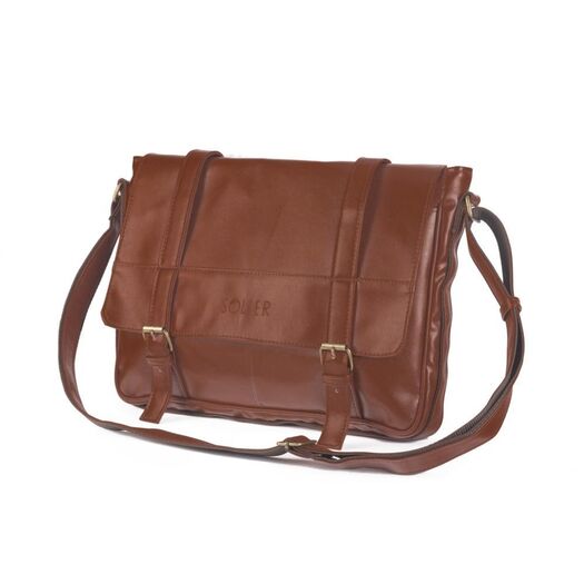 MEN S SHOULDER BAG SOLIER S30 CAMEL