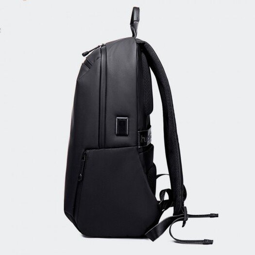 Arctic Hunter B00443 Smart Business Travel BackPack With Three Compartments And USB Charging Port - Black