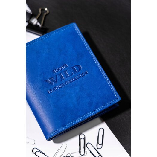 Leather wallet ALWAYS WILD AW-N890-MAL