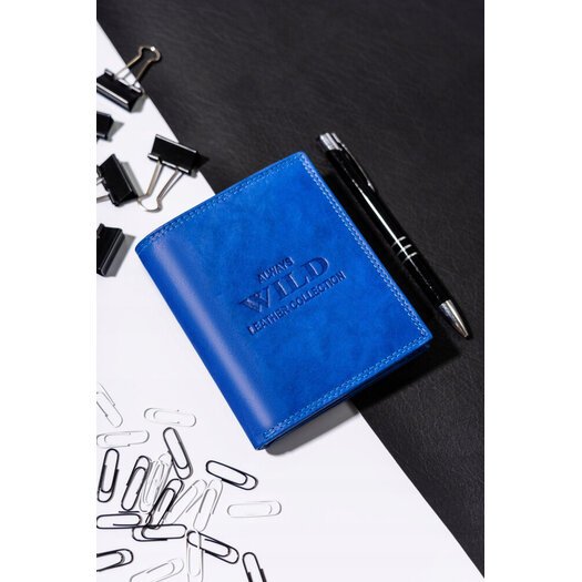 Leather wallet ALWAYS WILD AW-N890-MAL