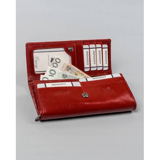 Leather wallet RFID ROVICKY CPR-8756-BAR