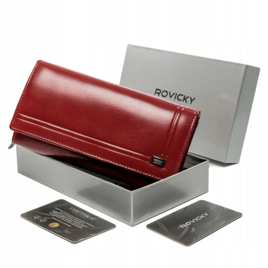 Leather wallet RFID ROVICKY CPR-8756-BAR