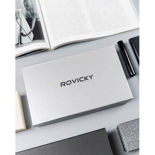 Leather wallet RFID ROVICKY CPR-8756-BAR