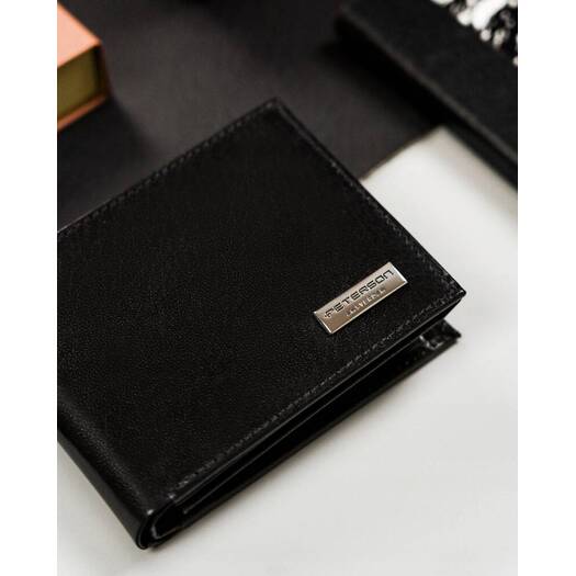 Leather wallet RFID PETERSON PTN 304-PR 2-1-1