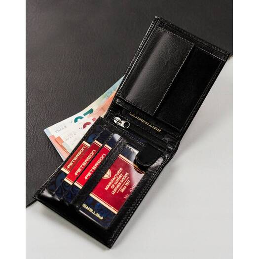 Leather wallet RFID PETERSON PTN 304-PR 2-1-1