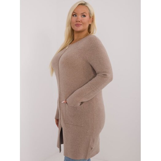 Sweter-PM-SW-PM793.01-ciemny bezowy