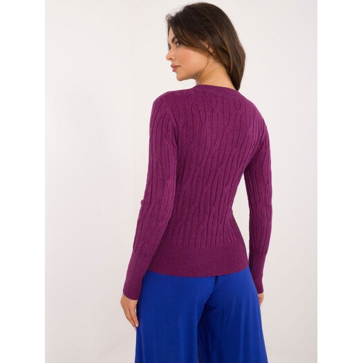 Sweter-AT-SW-2338-2.61-fioletowy