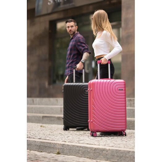 SUITCASE M 24   STL945 ABS DARK GREY