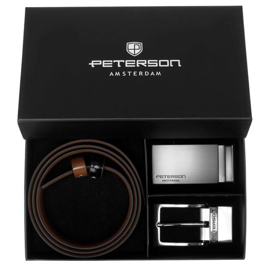 Piniginė vyrams Peterson PTN KL-B005-S001 BLACK-BROWN