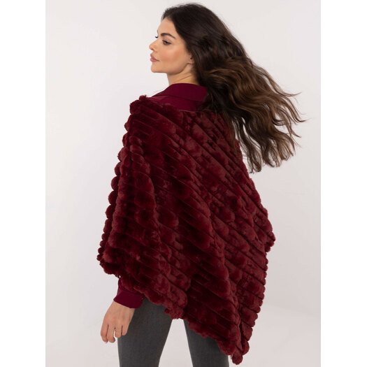 Poncho-AT-PN-2347.68-bordowy