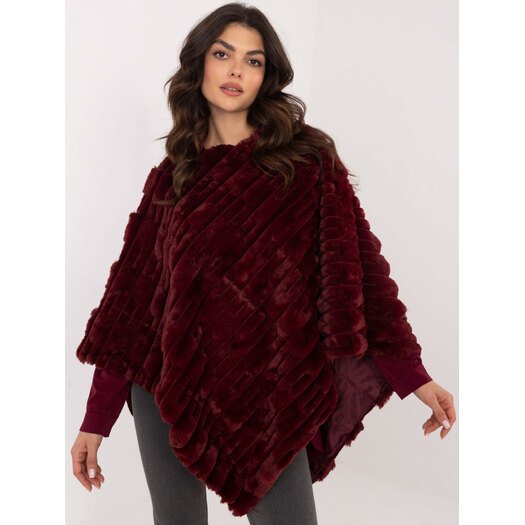 Poncho-AT-PN-2347.68-bordowy