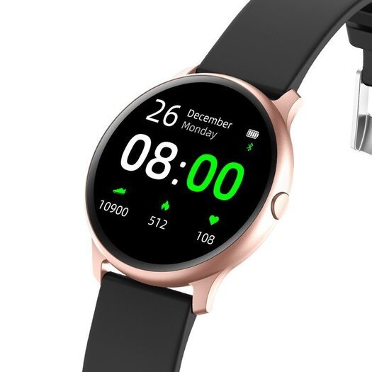 Išmanusis laikrodis SMARTWATCH G. Rossi SW010-14 rosegold/black (zg312n)