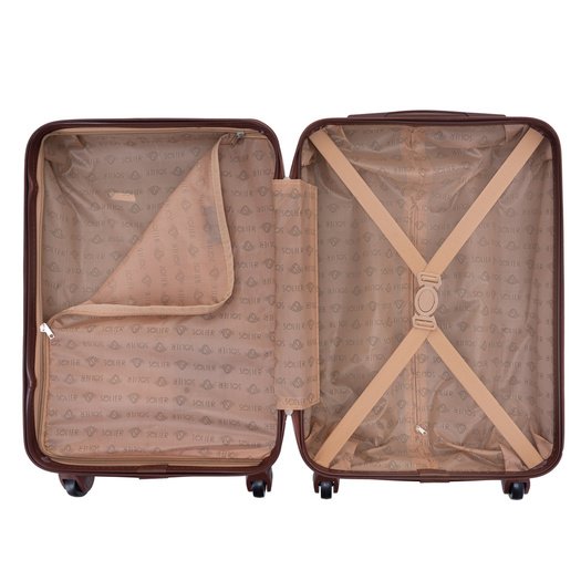 SMALL SUITCASE | STL946 ABS ROSE GOLD