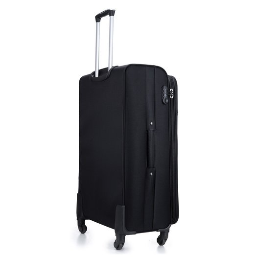 Large soft luggage L Solier STL1316 black-red