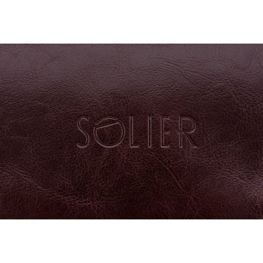 Elegant leather men's beauty bag SOLIER PERTH