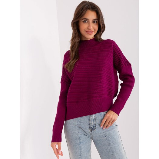 Sweter-AT-SW-2368.36X-fioletowy