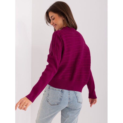 Sweter-AT-SW-2368.36X-fioletowy