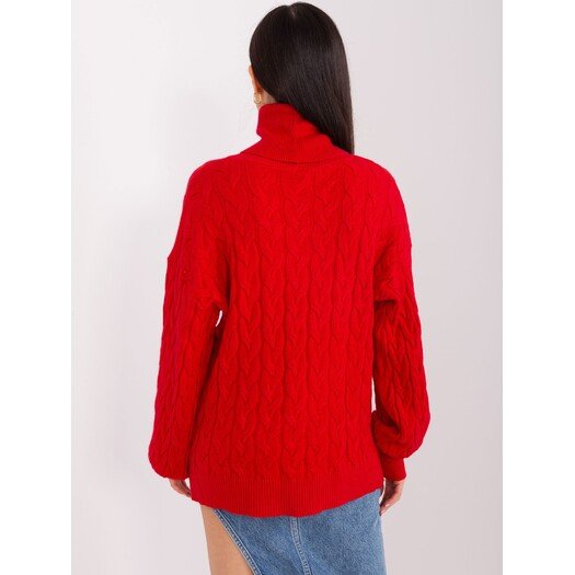 Sweter-AT-SW-2348.95-czerwony