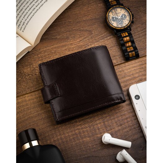 Leather wallet RFID ROVICKY CPR-022-BAR