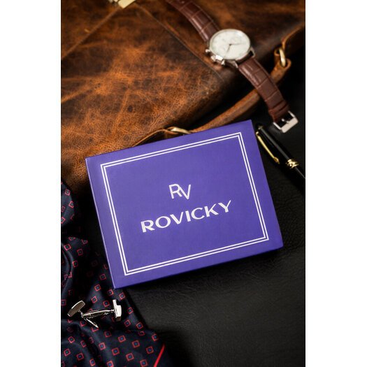 Leather wallet RFID ROVICKY RV-7870-BCA