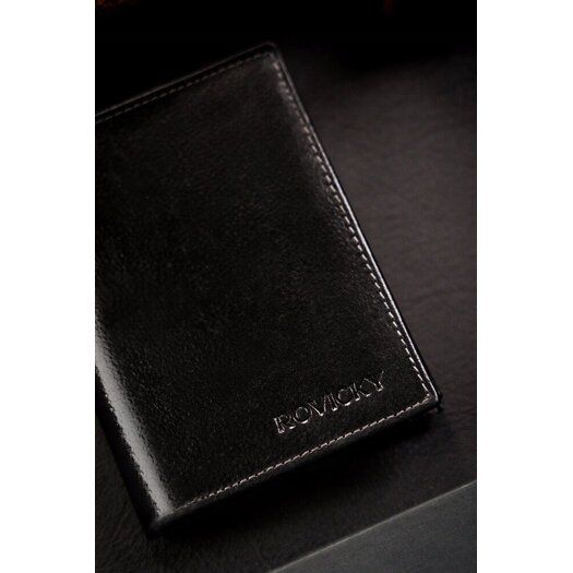 Leather wallet RFID ROVICKY N4-RPVT-BL