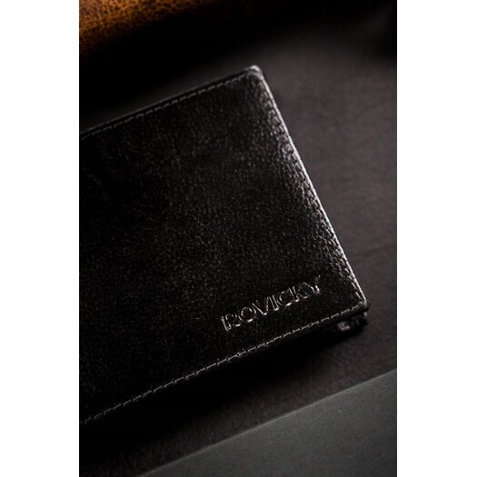 Leather wallet RFID ROVICKY N992-RPVT-BL