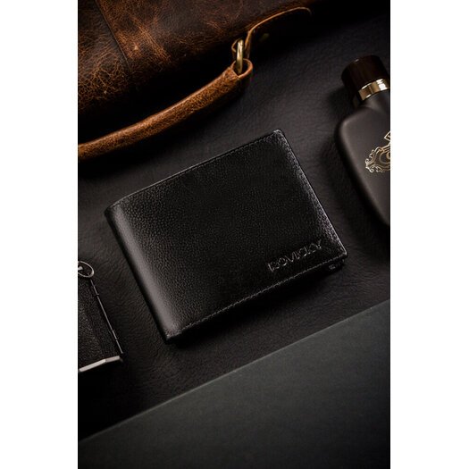 Leather wallet RFID ROVICKY N992-RPVT-BL