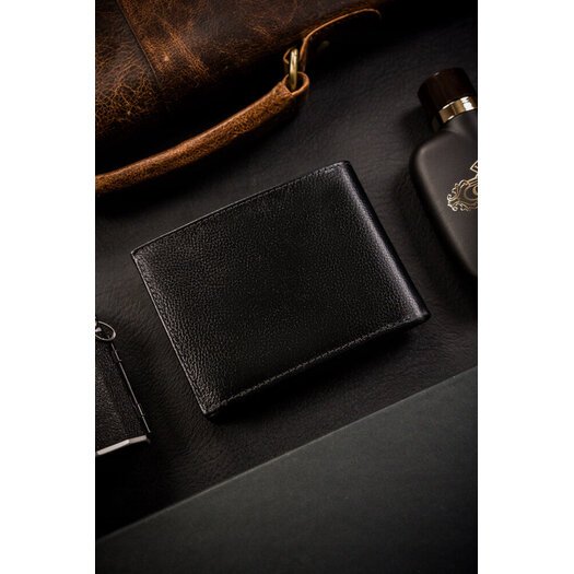 Leather wallet RFID ROVICKY N992-RPVT-BL