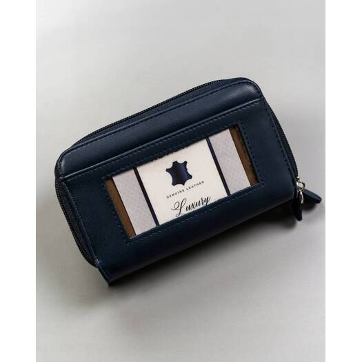 Leatherette wallet 4U CAVALDI N122-APU-BL