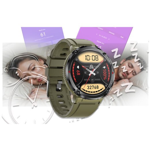 SMARTWATCH MĘSKI GRAVITY GT21-7 - BLUETOOTH CALL, DODATKOWY PASEK (sg025g)