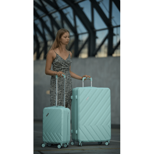 SUITCASE M 24   STL945 ABS DARK GREY