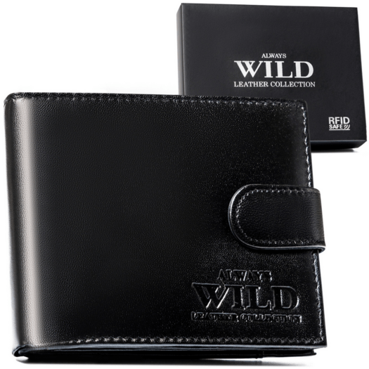 Leather wallet RFID ALWAYS WILD N992L-P-GCL