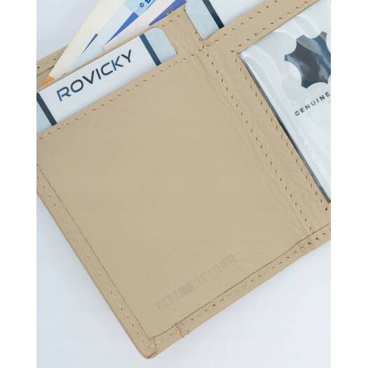 Leather wallet ROVICKY R-18-LFN