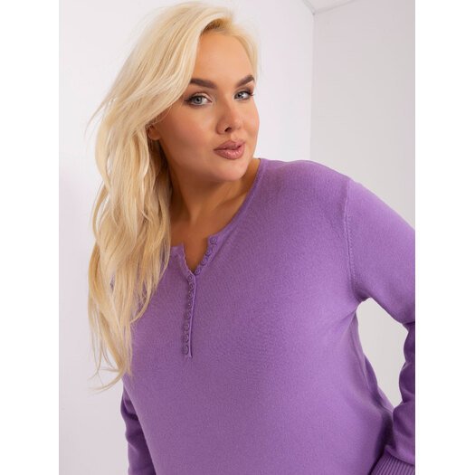 Sweter-PM-SW-PM-3897.06P-fioletowy